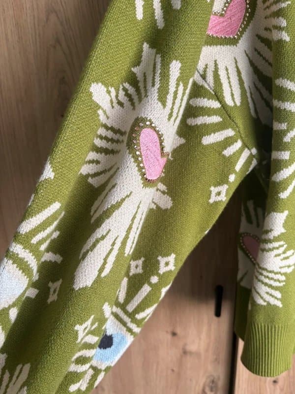 Never Fully Dressed Never fully dressed eye Dorris cardigan M