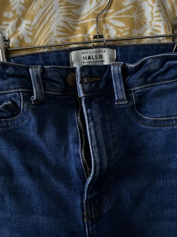 New Look New look kind high waist super skinny dark blue denim jeans 👖