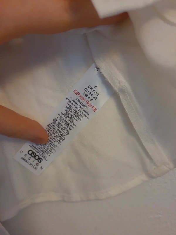 ASOS Design asos embroidered collar blouse