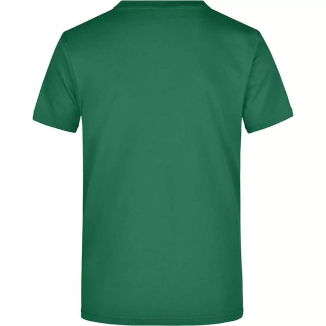 James and Nicholson James and Nicholson Men's Heavyweight Crew Neck T-Shirt in Dark Green - 2