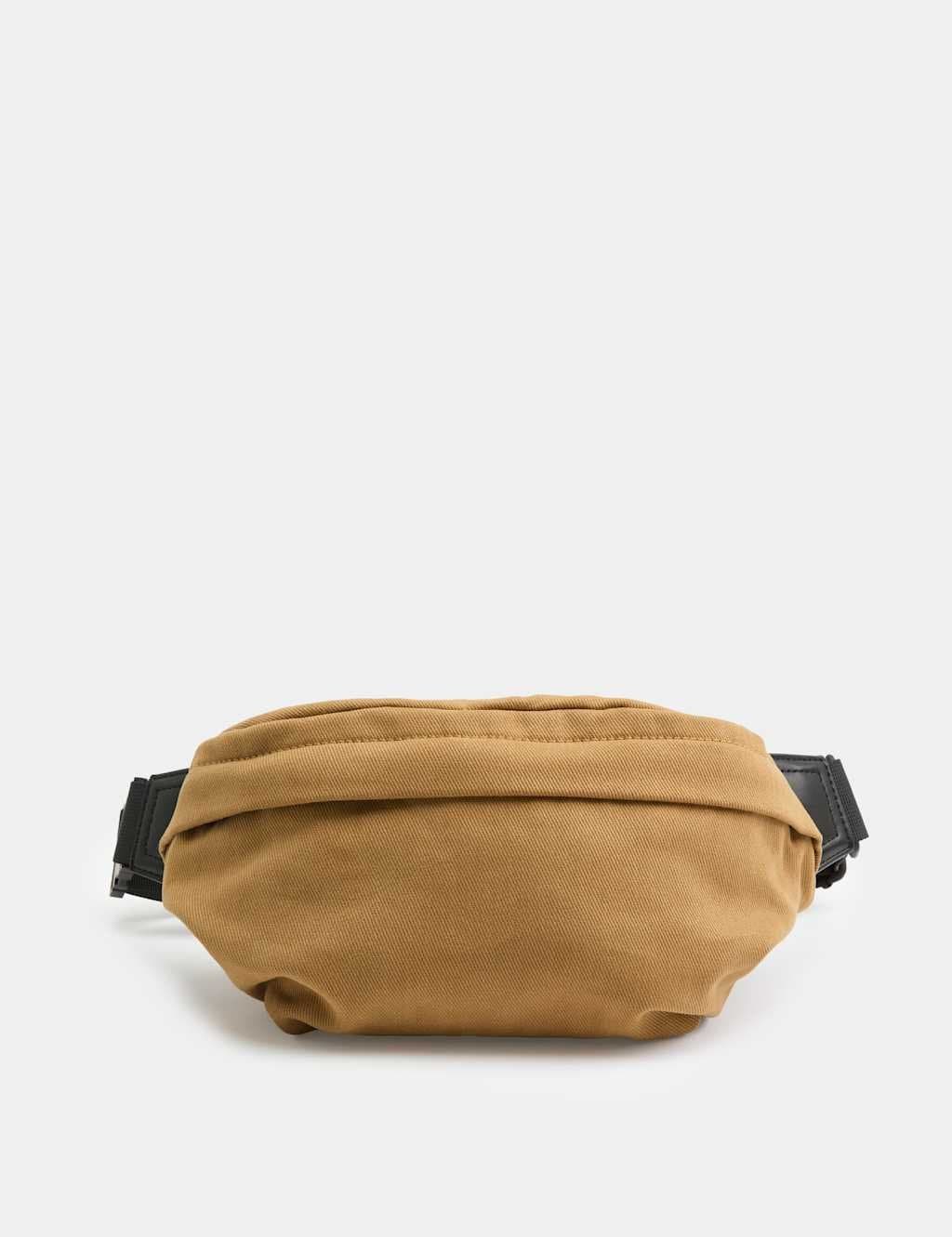 Marks & Spencer M&S Pure Cotton Canvas Bumbag Tan