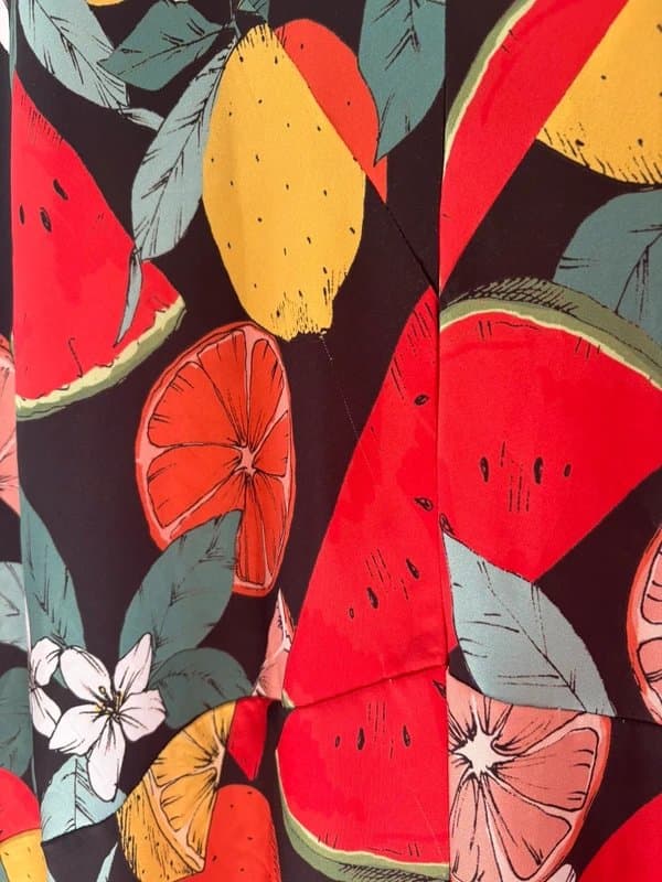 Anthropologie Anthropologie x kachel skirt fruit and floral size 8 summer wedding party midi maxi