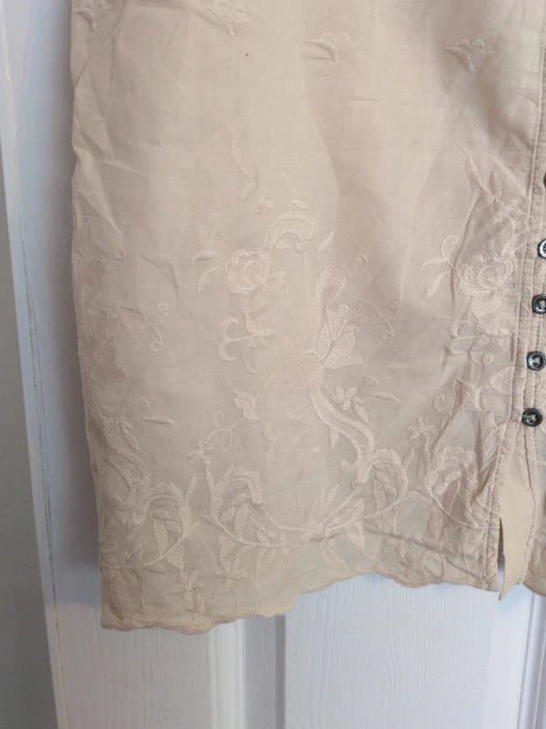New Look New Look Embroidered Cami Top - beige - size 16