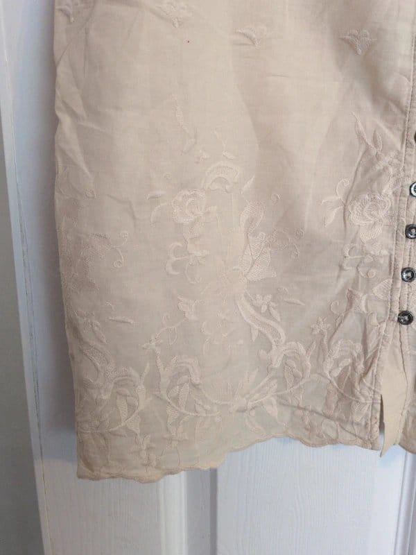 New Look New Look Embroidered Cami Top - beige - size 16 - 1
