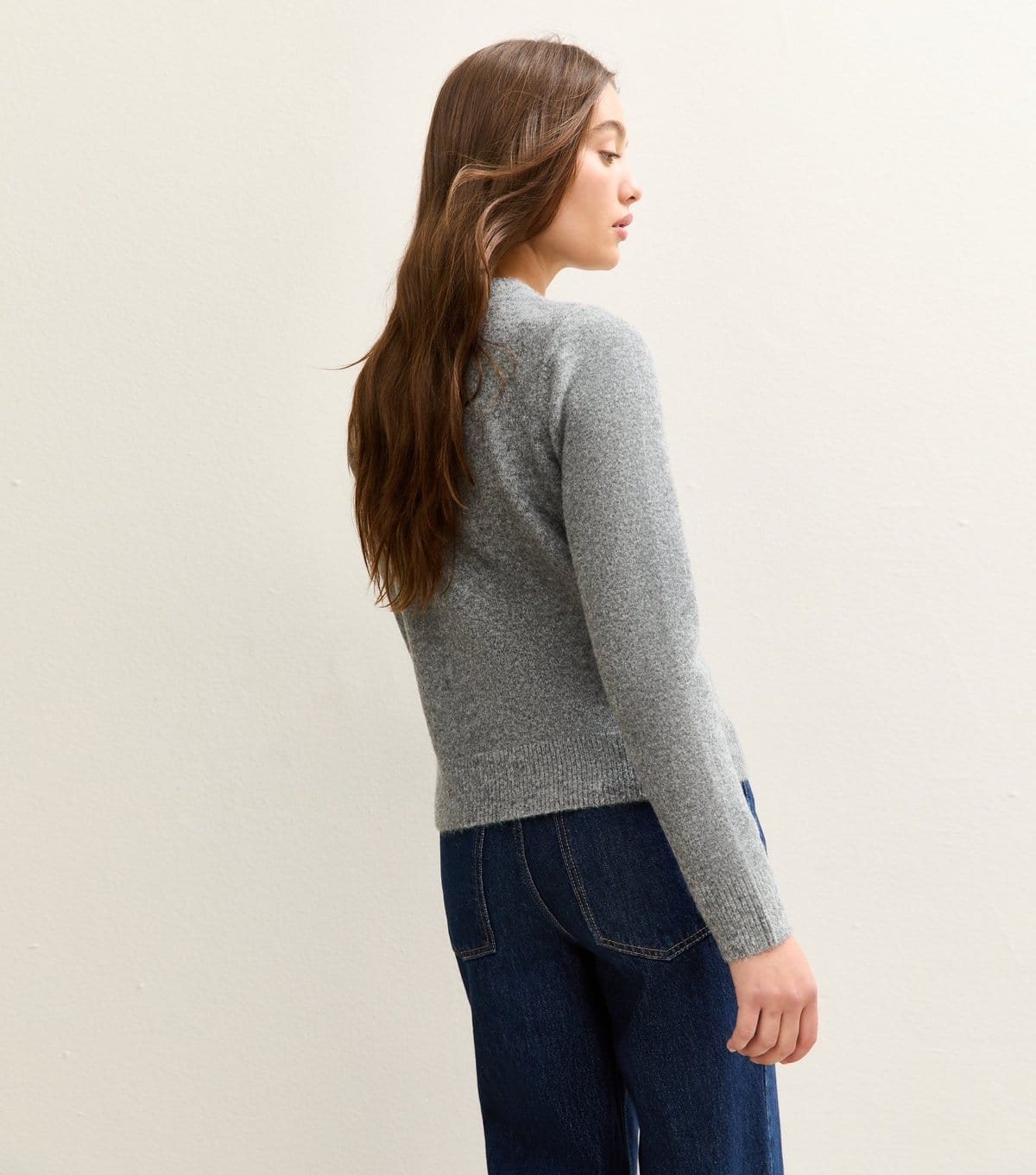 New Look Women's Grey Crew Neck Jumper New Look - 4