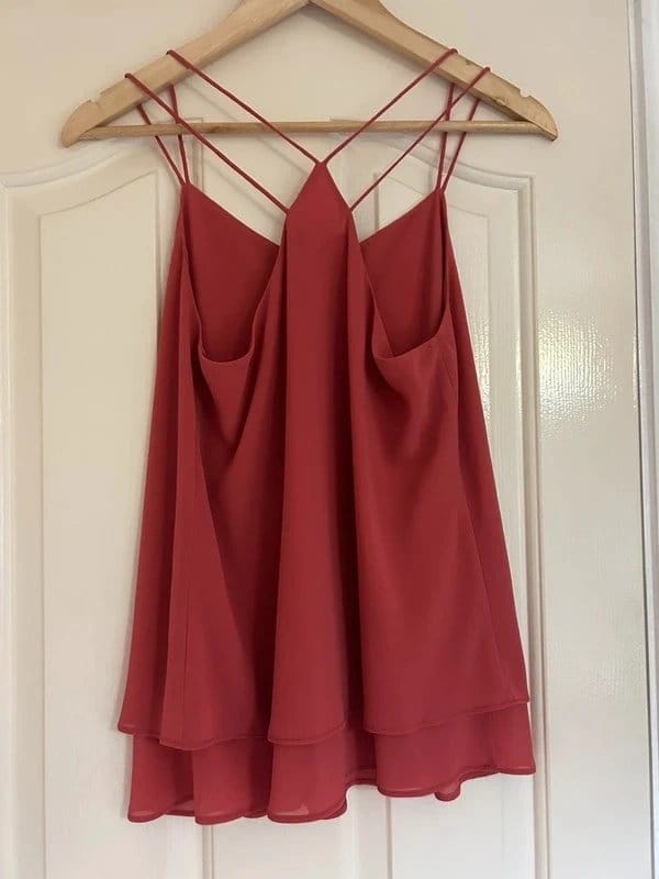 New Look New Look coral cami top size 12 - 1