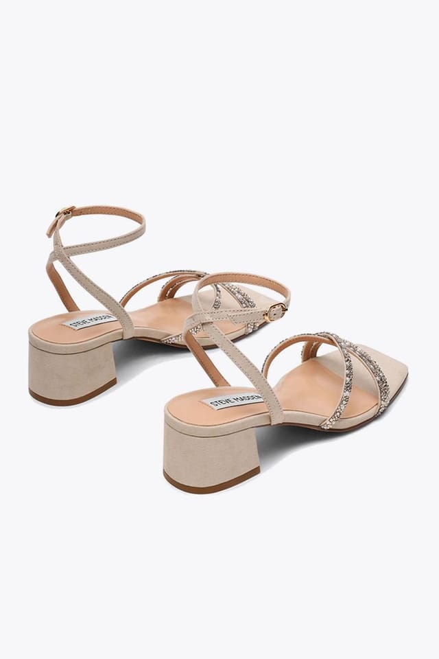 Steve Madden STEVE MADDEN Women's 'Gabby Heel Cream' Fabric Heels in Cream - 3