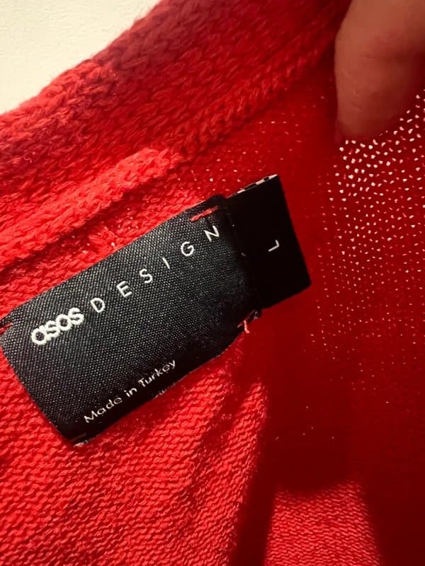 ASOS ASOS red knitted waistcoat