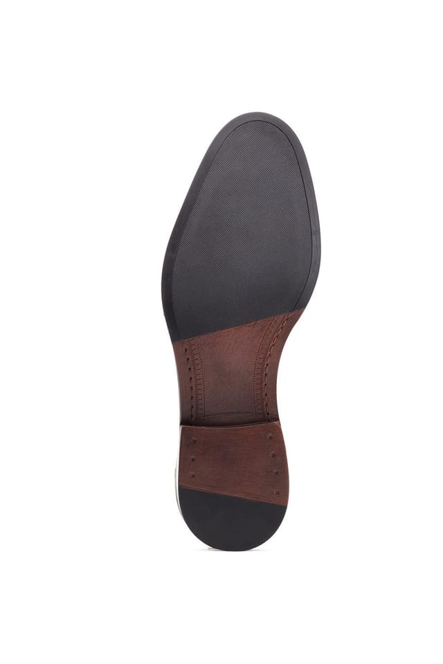 Base London Base London Men's Wilson Waxy Shoe in Dark Brown - 3