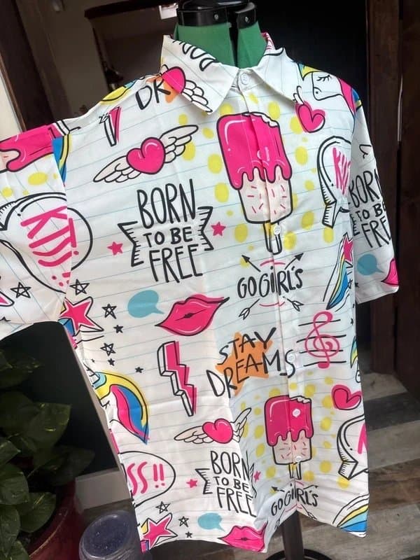 The Unbranded Brand Xxl lolly new Hawaiian shirt eye catching gift summer holiday cruise stag ?
