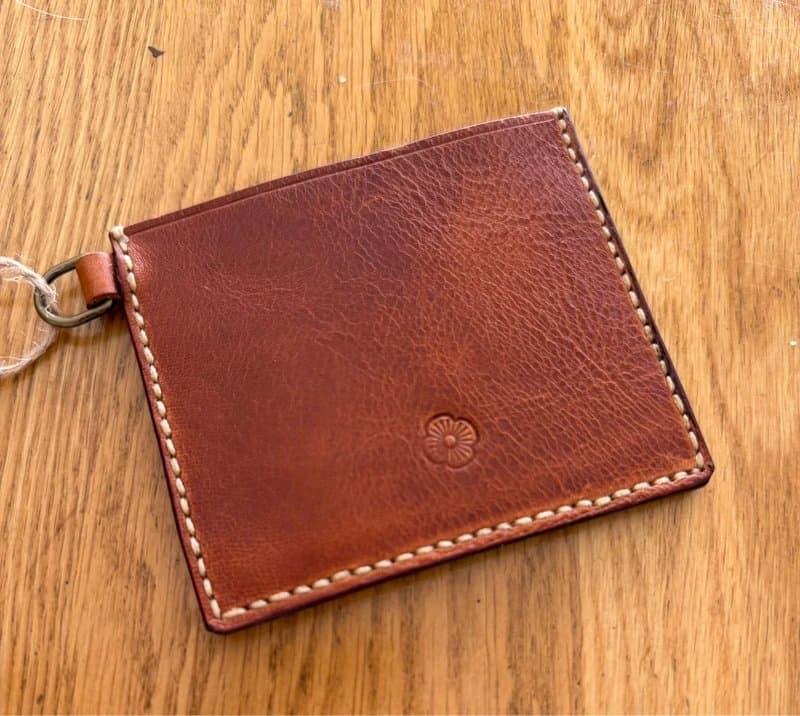 Lepard & Smiths Ltd Bespoke Wolf-Fish Leather Card Holder