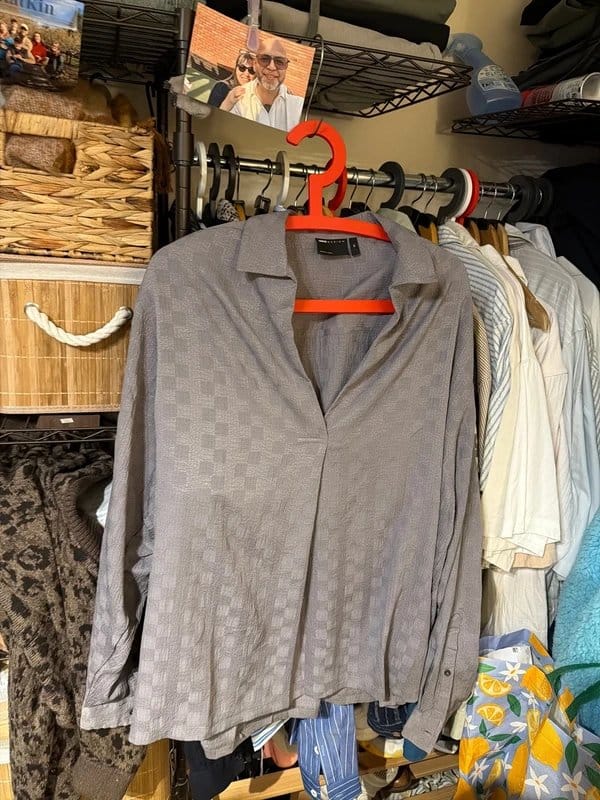 ASOS Grey Oversized Tunic Shirt for Men