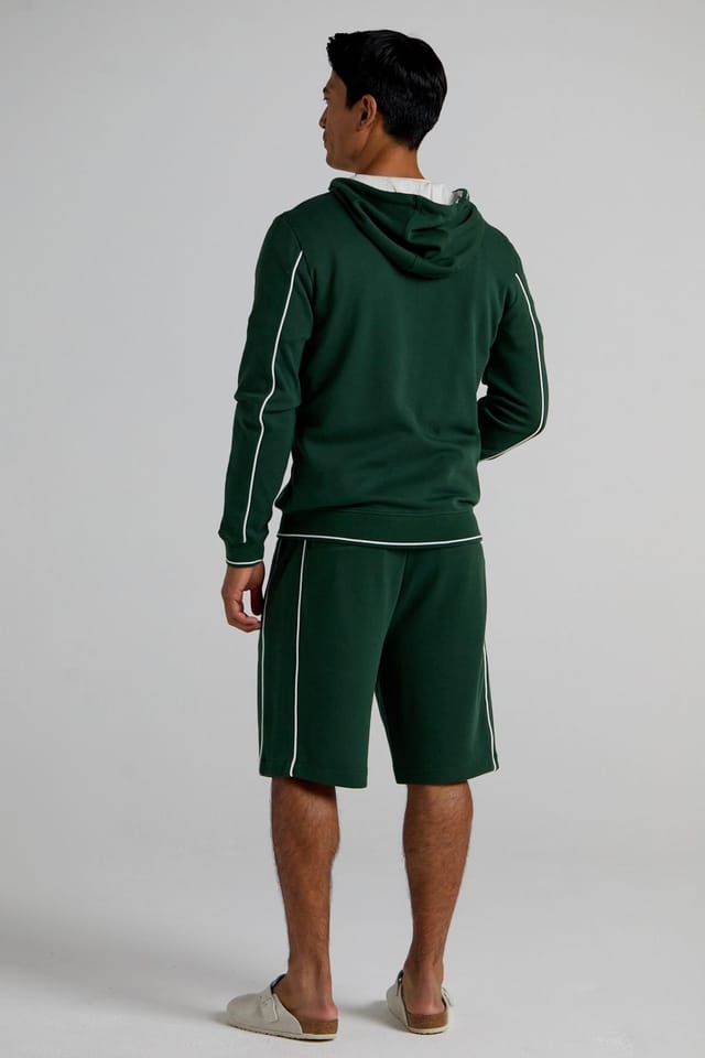 Original Creator Original Creator Men's Emblem Zip Hoodie - Pine Green - 2