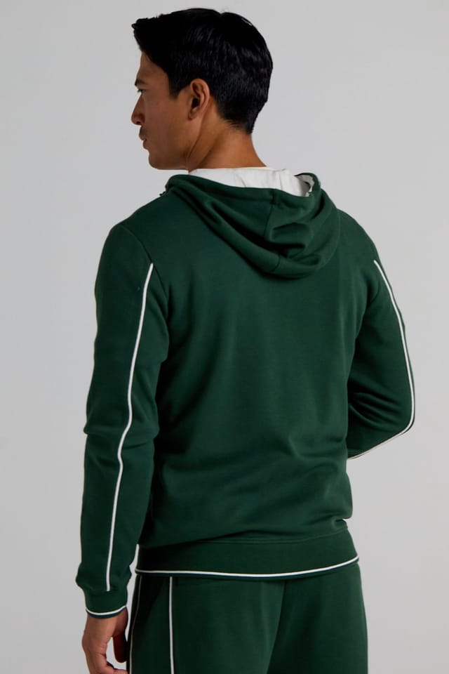 Original Creator Original Creator Men's Emblem Zip Hoodie - Pine Green - 3
