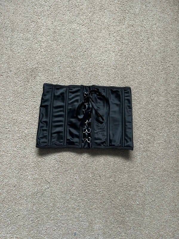 ASOS Black Satin Corset Belt