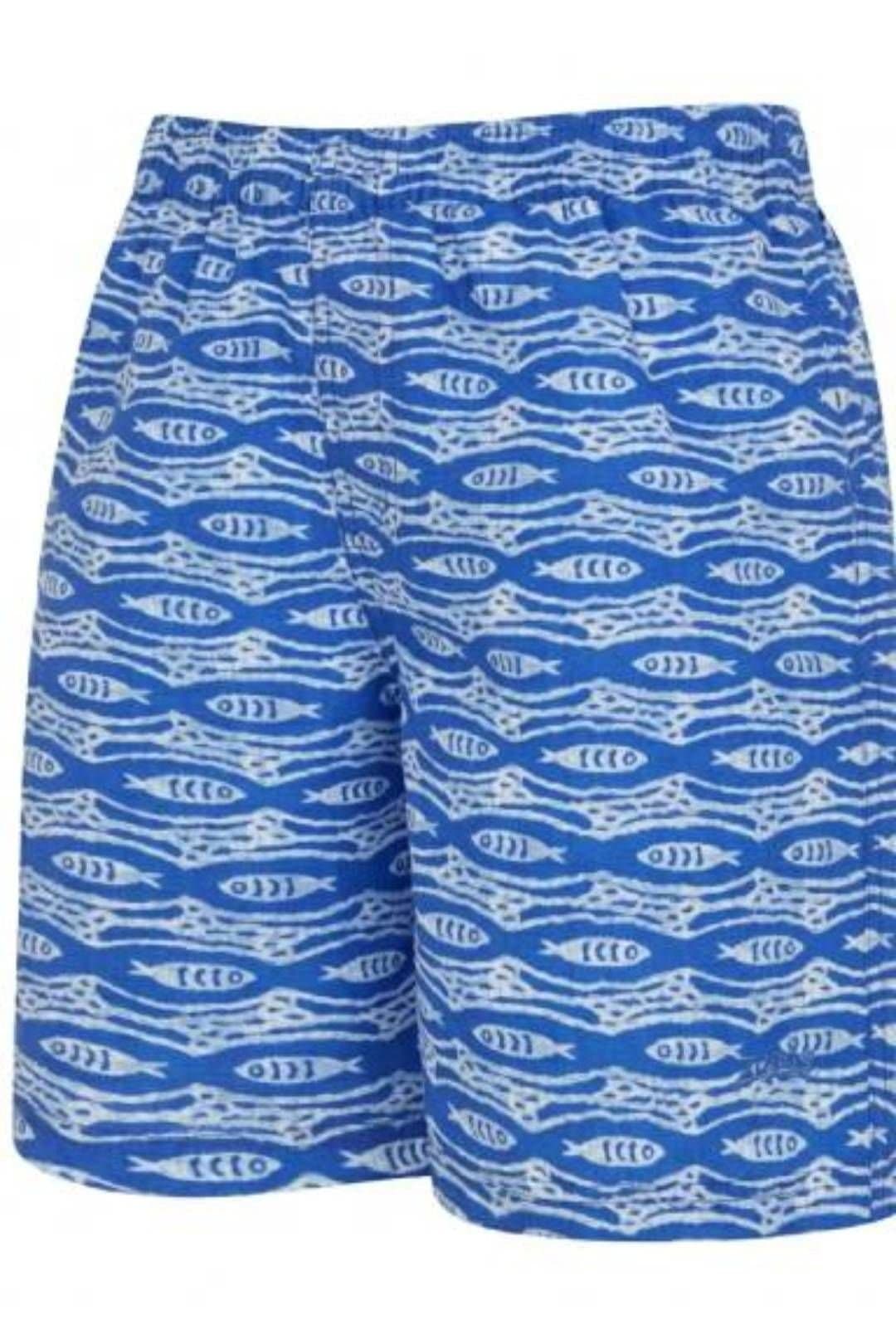 Zoggs Zoggs Men's Junior Pisces 15 Inch Water Swim Shorts in Blue