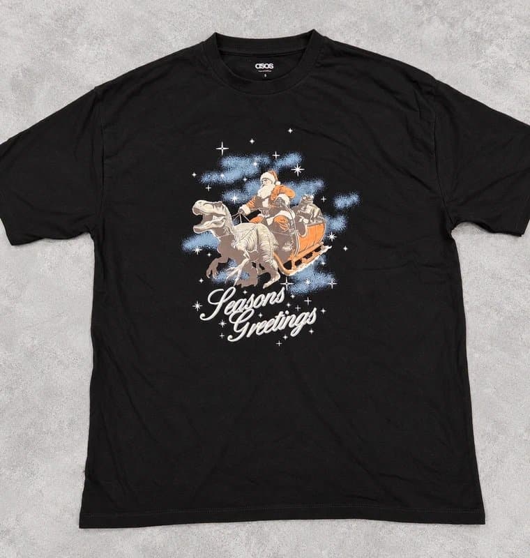 ASOS ASOS novelty Christmas T-shirt – size small