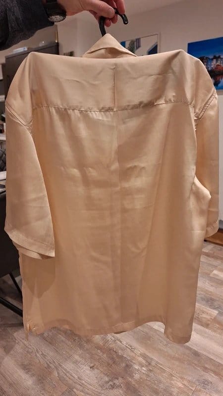 Bershka Apricot Satin Blouse