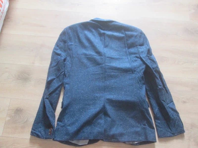 Next Next size 38 R dark blue speckled wool blend lined Jacket in very good condition