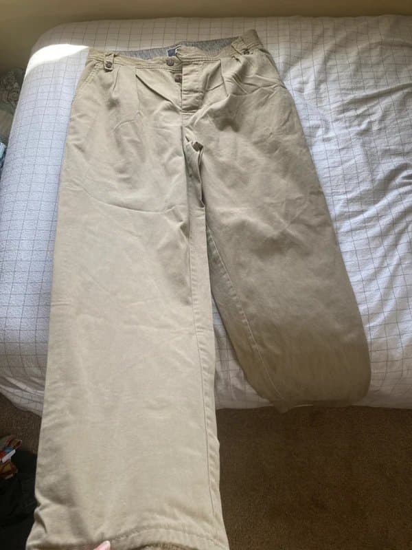 Calvin Klein Vintage Calvin Klein Blue Jeans Chino Pants Size 38 made in 1979 - horizontal button fly