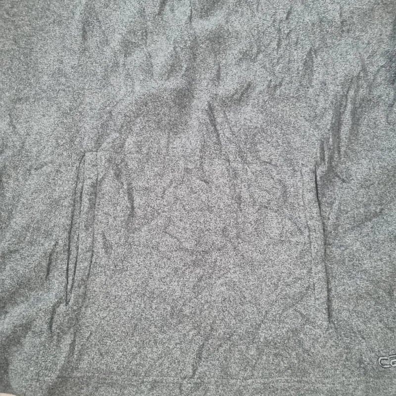 Carhartt Carhartt - Grey Quarter Zip Fleece Pullover - Size L (12-14)