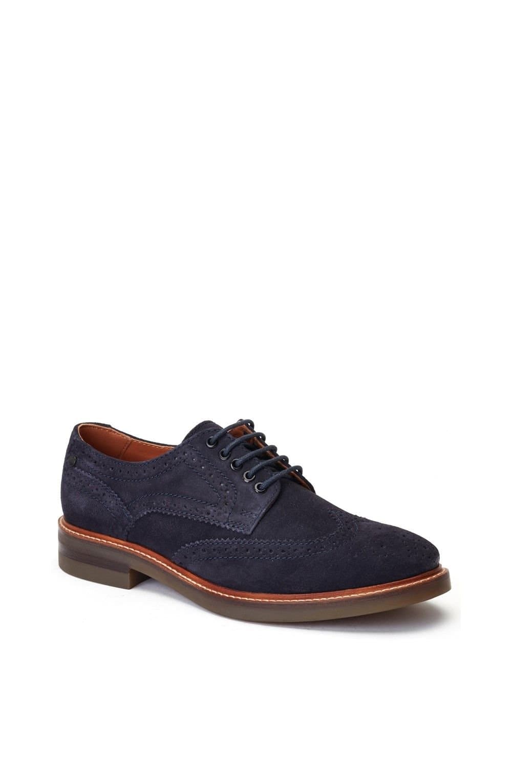 Base London Base London Men's Hatfield Brogue Shoe in Navy