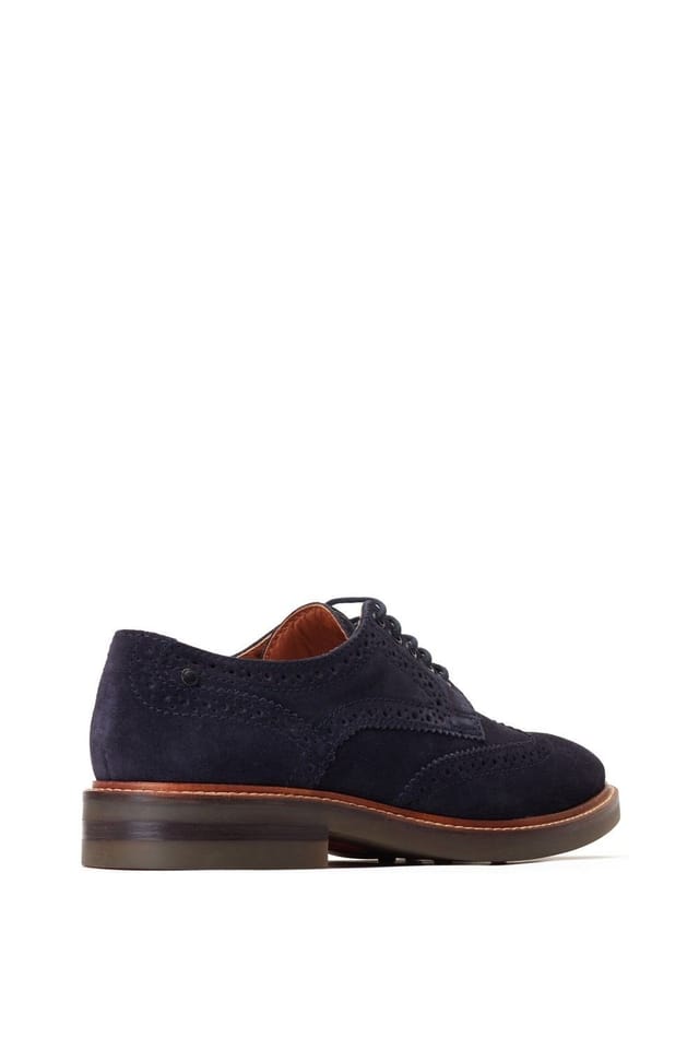 Base London Base London Men's Hatfield Brogue Shoe in Navy - 2