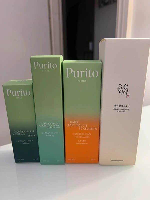 Purito Korean skincare bundle brand new purito and beauty of Joseon