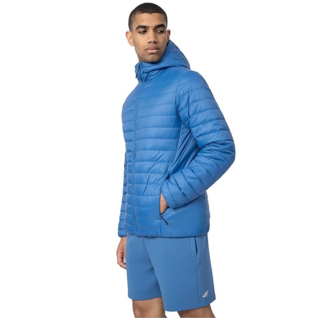 4F 4F Men's Synthetic Down Jacket in Blue - 3