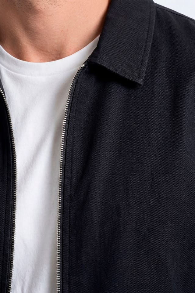 Burton Burton Men's Navy Cotton Harrington Jacket - 2