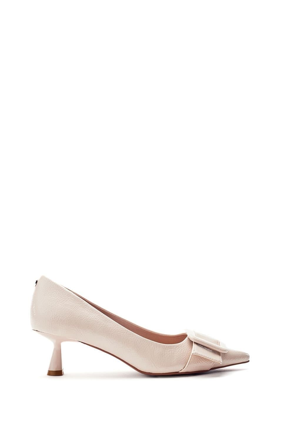 Moda In Pelle Moda In Pelle Nude Patent Leather Court Shoes