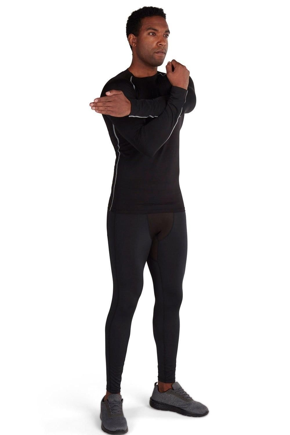 raging bull Raging Bull Men's Base Compression Legging in Black - 4
