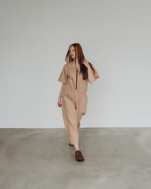 Turtledove London Turtledove London Women's Ethel Brown Jumpsuit - 3