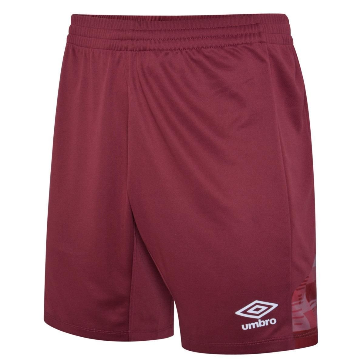 Umbro Umbro Men's Vier Shorts in Burgundy - 2