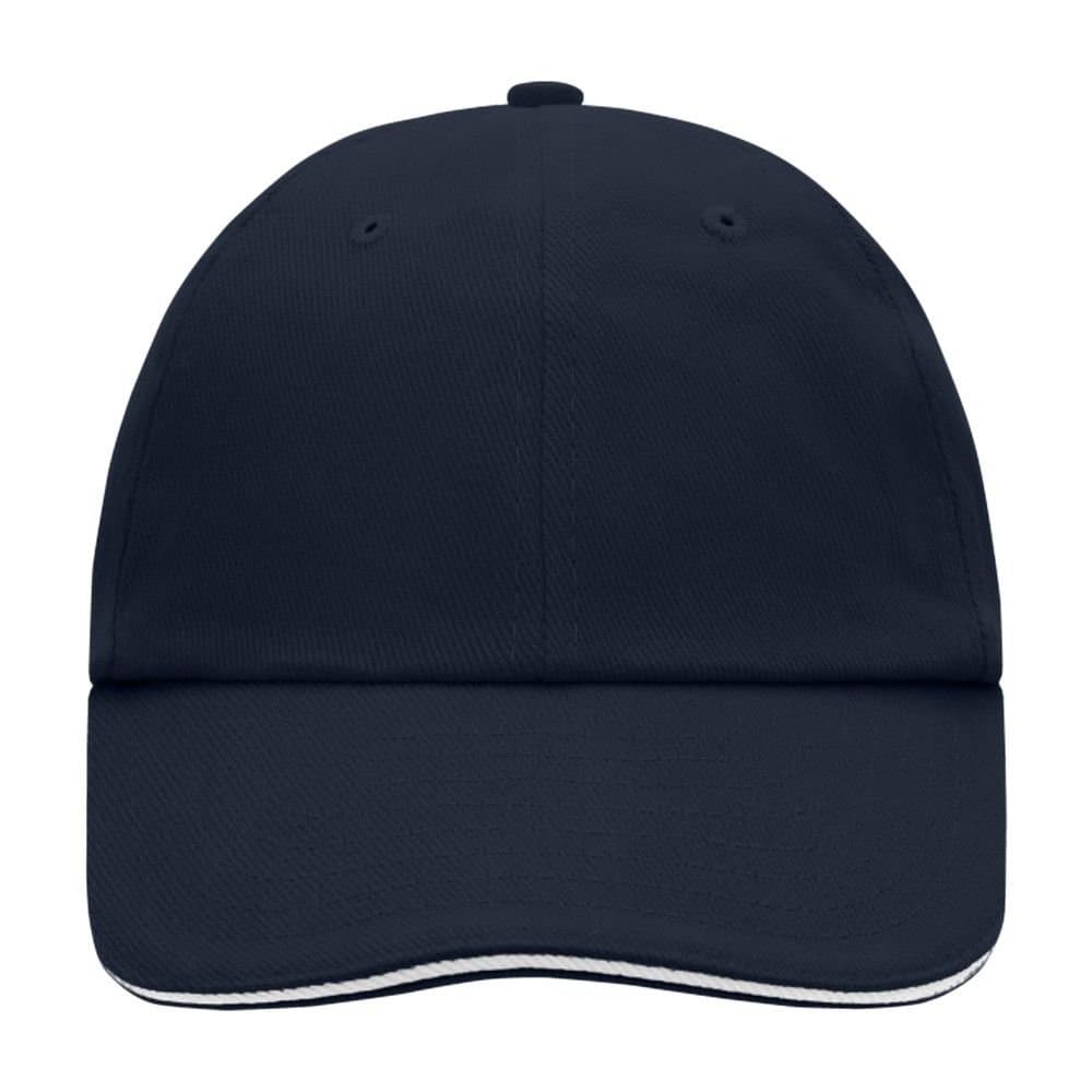 Myrtle Beach Myrtle Beach Men's Raver 6 Panel Sandwich Peak Baseball Cap in Navy
