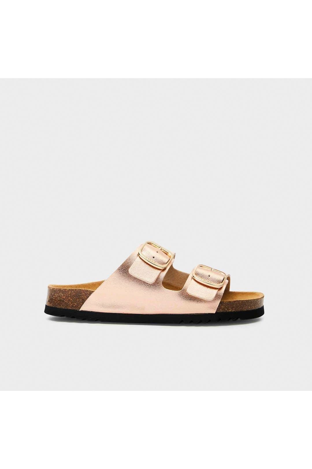 Scholl Scholl Pink Metallic Buckle Sandals