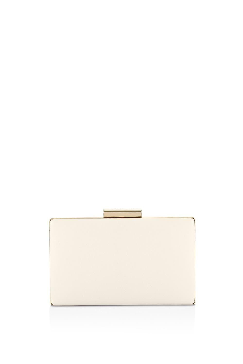 Carvela Carvela Cream Leather Alternative Clutch Bag