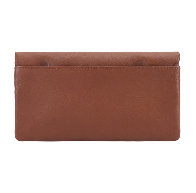 Paul Costelloe Paul Costelloe Women's Kiso Leather Purse in Tan - 3