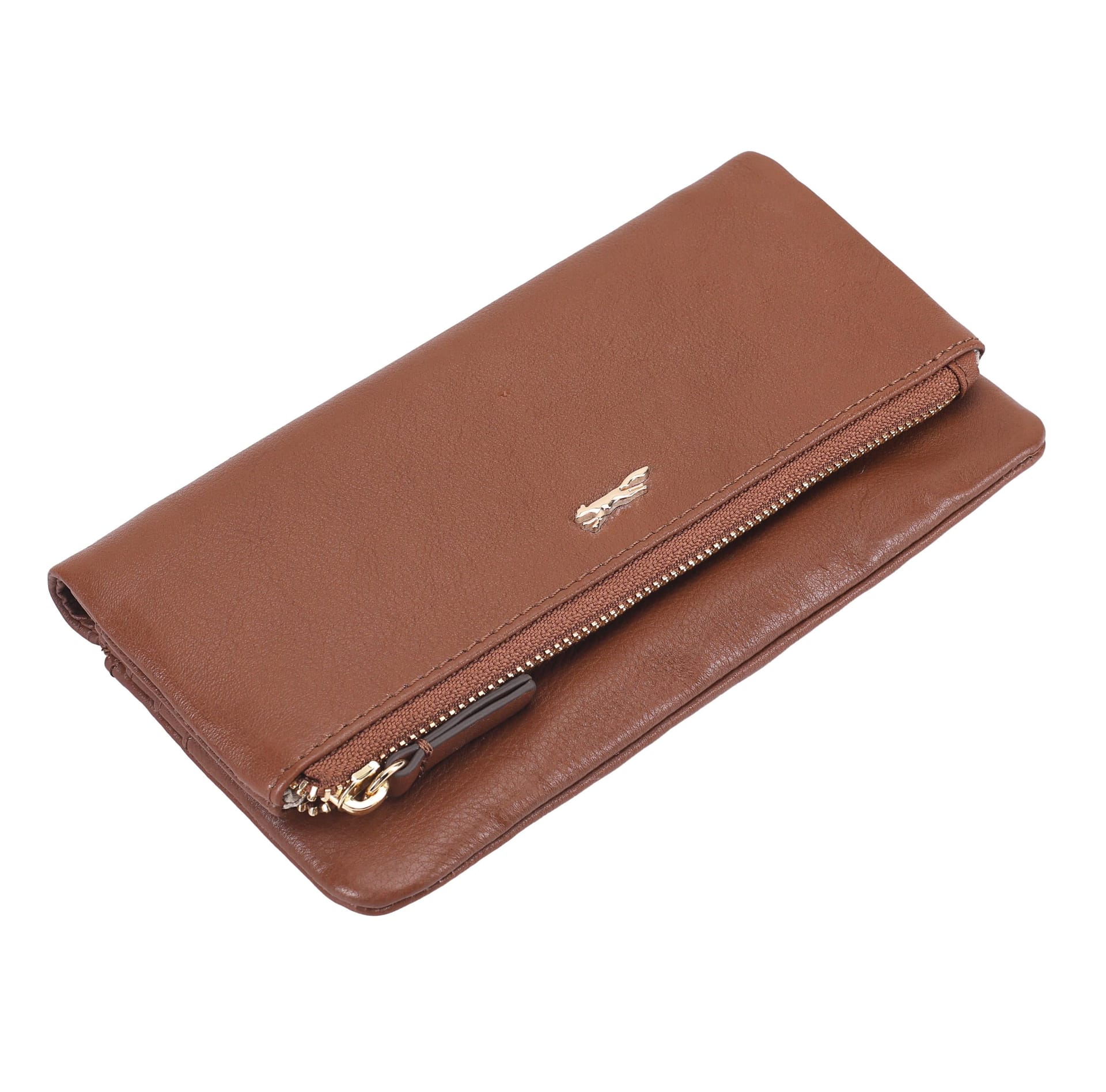 Paul Costelloe Paul Costelloe Women's Kiso Leather Purse in Tan - 4