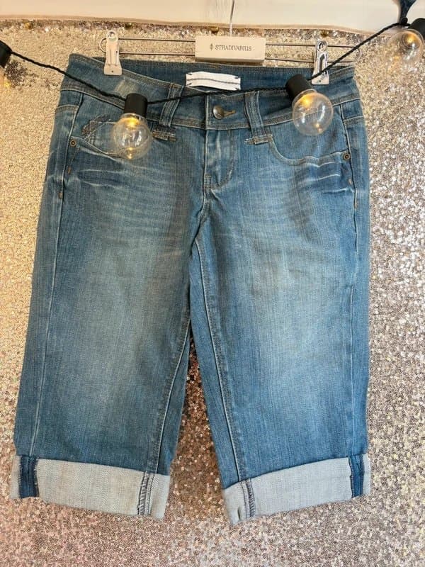 Topshop Topshop denim long shorts