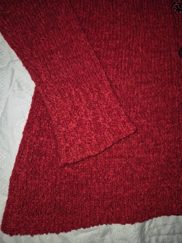 Per Una Red per una cardigan with statement buttons wool