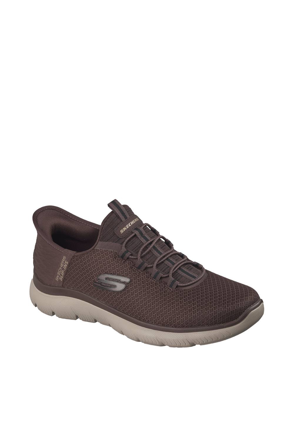 Skechers Skechers Men's SUMMITS HIGH RANGE Mesh Slip-Ins Sneaker W/ Memory Foam Brown - 2