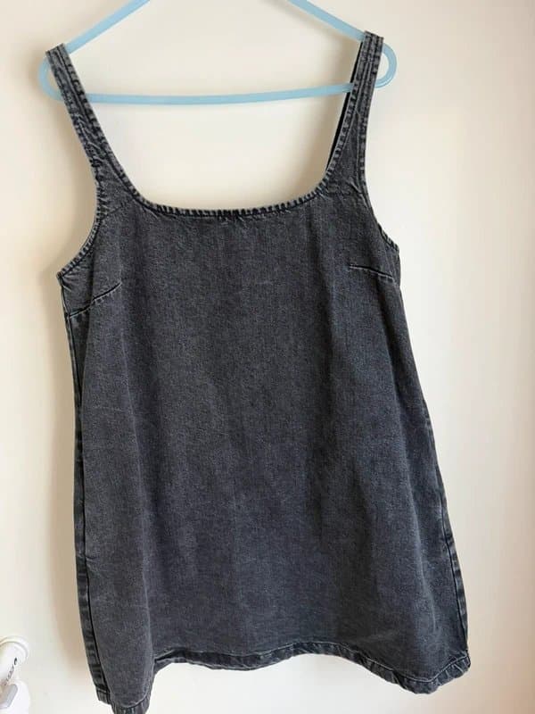 ASOS Asos black denim mini dress