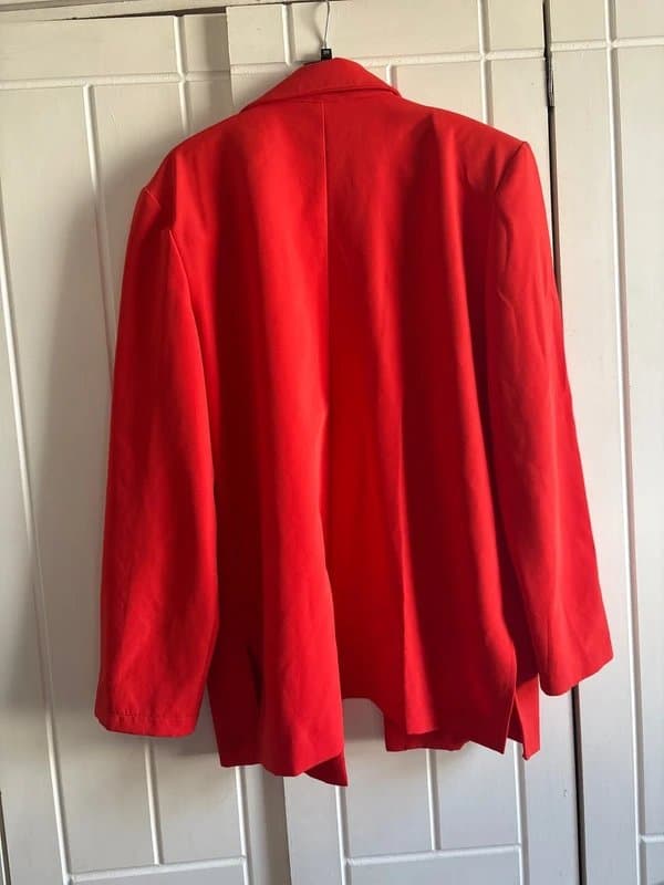 ASOS ASOS luxe red blazer with heart embellishments