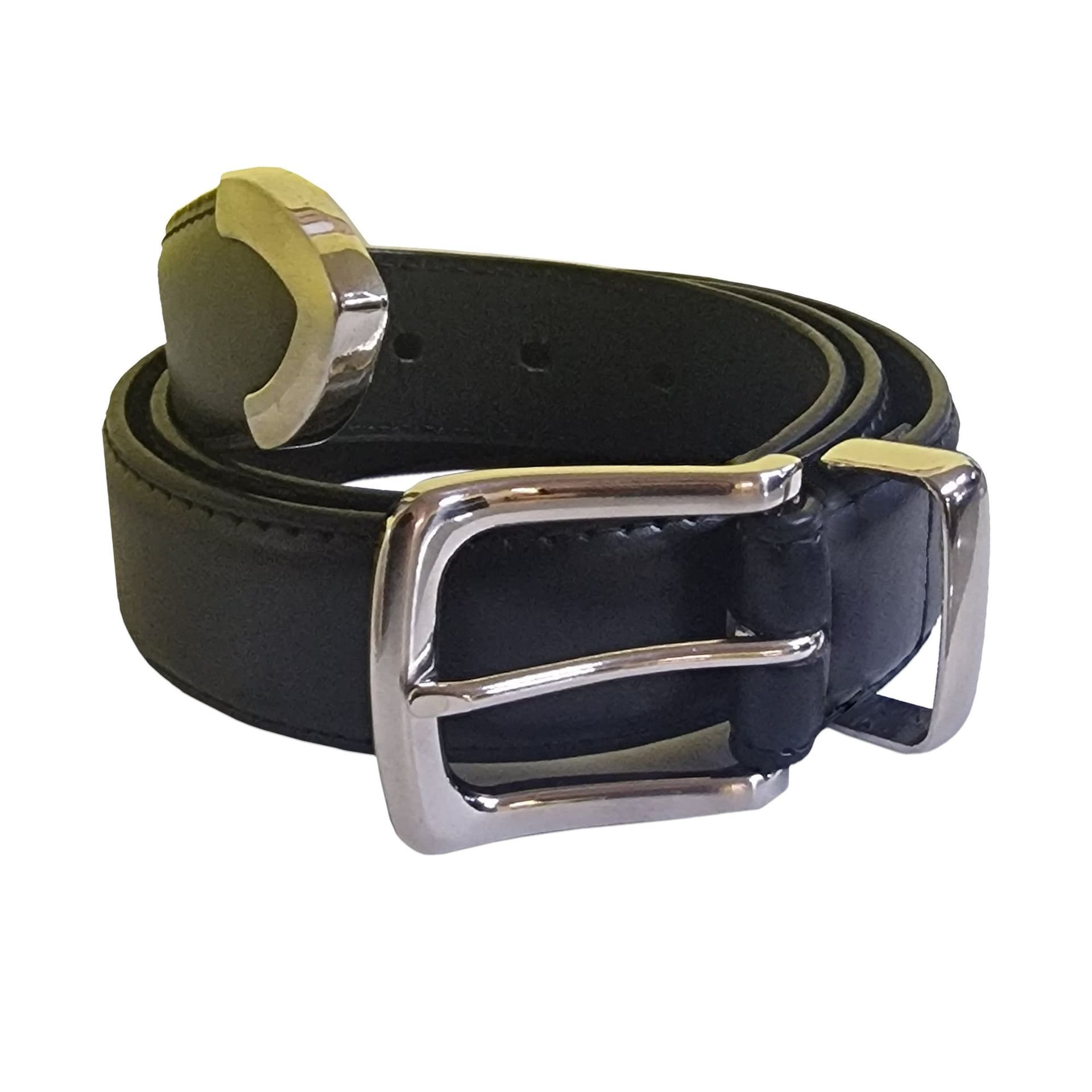 Duke Clothing Duke Clothing Black Bonded Leather Belt