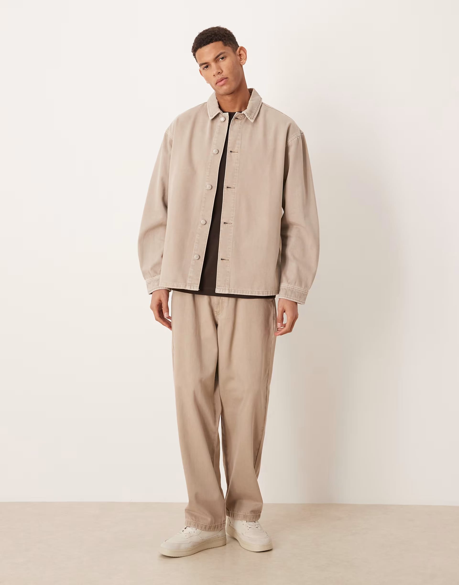 ASOS DESIGN Washed Stone Co-ord Set