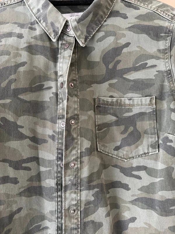 New Look Camo Denim Jacket