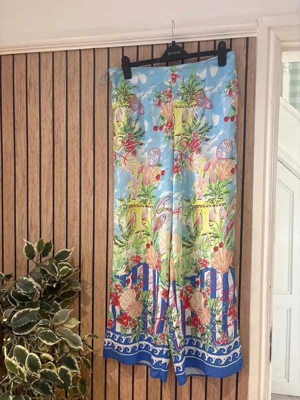 New Look New look print trousers size 14