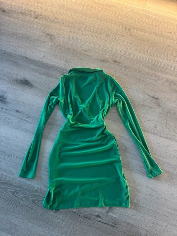 Bershka Bershka Emerald GreenWrap Dress – Size Small