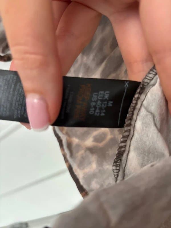 ASOS Design Leopard print puff sleeve top